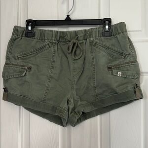 Volcom Green Cargo Shorts Relaxed Fit